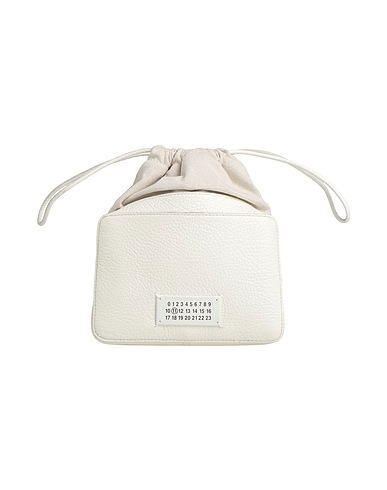 MAISON MARGIELA Handbag Ivory 100% Cow leather