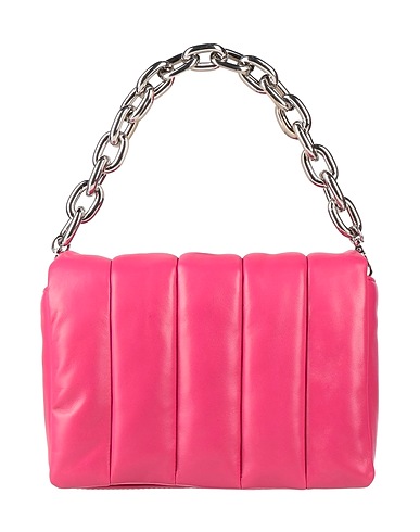 STAND STUDIO Handbag Fuchsia 100% Lambskin