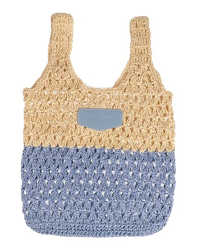 KARL LAGERFELD Handbag Beige 98% Paper, 2% Polyurethane