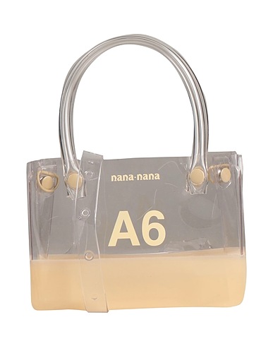 NANA-NANA Handbag BEIGE 100% PVC - Polyvinyl chloride