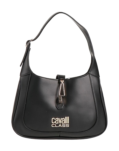 CAVALLI CLASS Handbag Black 100% Polyurethane