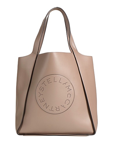 STELLA McCARTNEY Handbag Taupe Textile fibres