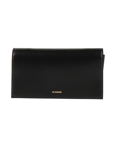 JIL SANDER Shoulder bag Black Leather