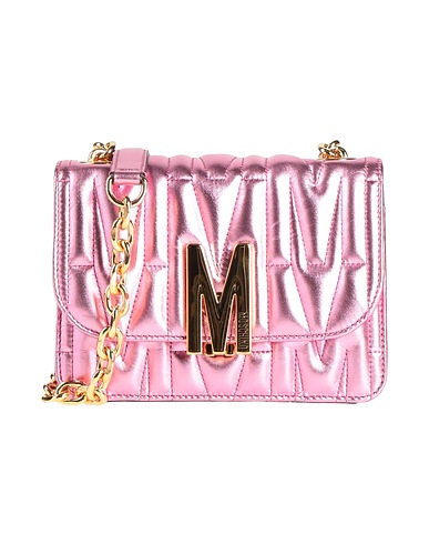 MOSCHINO Across-body bag COUTURE Pink Leather