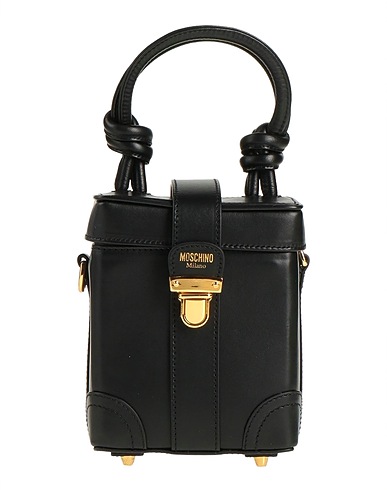 MOSCHINO Handbag Black Leather