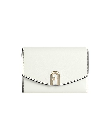 FURLA Wallet FURLA PRIMULA M COMPACT WALLET
 Light grey 100% Leather