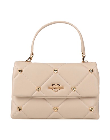 LOVE MOSCHINO Handbag Cream 100% Polyurethane