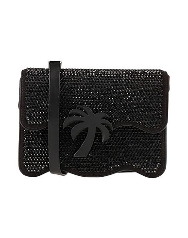 PALM ANGELS Cross-body bags Black 100% Goat skin, Calfskin, Glass