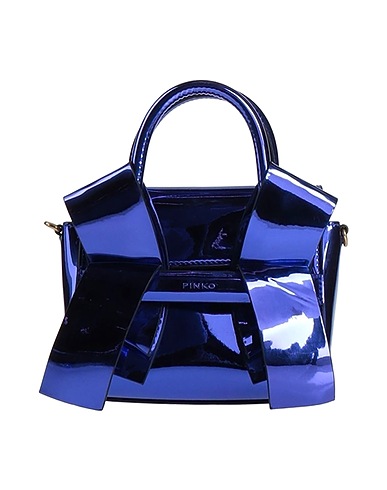PINKO Handbag Purple Textile fibres