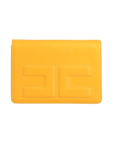 ELISABETTA FRANCHI Borsa a mano Giallo ocra 55% Poliestere, 45% Poliuretano