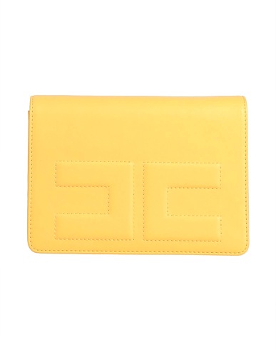 ELISABETTA FRANCHI Borsa a mano Giallo 55% Poliestere, 45% Poliuretano
