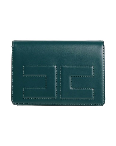ELISABETTA FRANCHI Handbag Deep teal Textile fibres