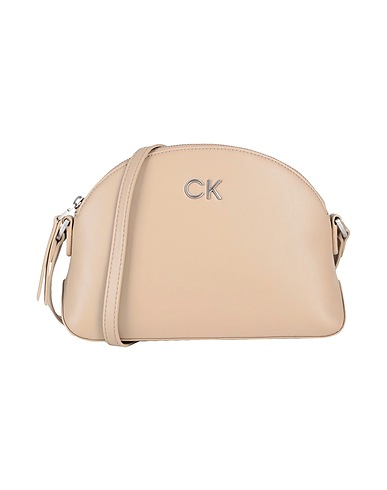 CALVIN KLEIN Across-body bag Beige 51% Recycled polyester, 49% Polyurethane