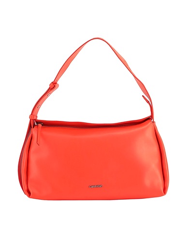 CALVIN KLEIN Shoulder bag Orange 51% Recycled polyester, 49% Polyurethane