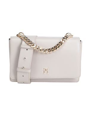 TOMMY HILFIGER ハンドバッグ ドーブグレー レディース