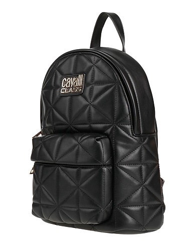 CAVALLI CLASS バックパック ブラック ポリウレタン 100%