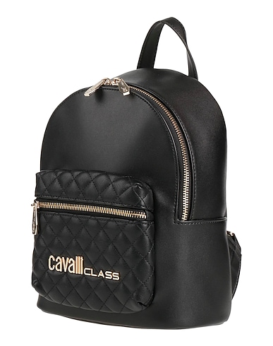 CAVALLI CLASS Backpacks Black 100% Polyurethane