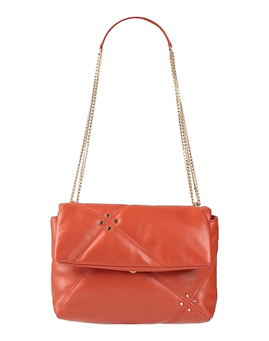 BORBONESE Shoulder bag Rust 100% Leather, Polyester