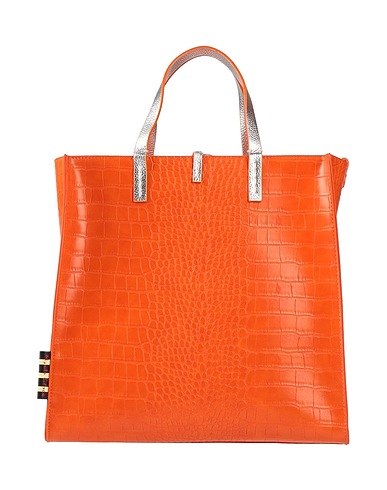 MANILA GRACE Handbag Orange 100% Polyurethane