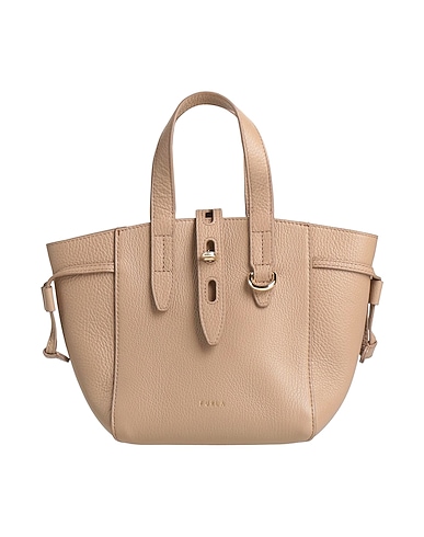 FURLA Handbag FURLA NET MINI TOTE
 Light brown 100% Leather