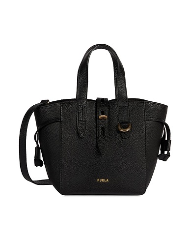 FURLA Handbag FURLA NET MINI TOTE
 Black 100% Leather