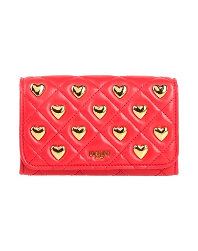 MOSCHINO Handbag Red Leather