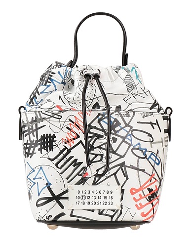 MAISON MARGIELA Handbag White Bovine leather, Ovine leather