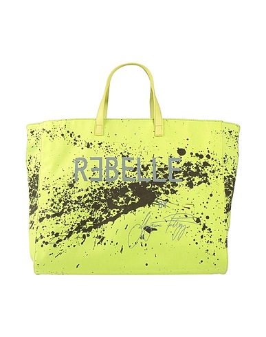 RƎBELLE Handbag BY GEORGETTE POLIZZI Lime green 100% Cotton