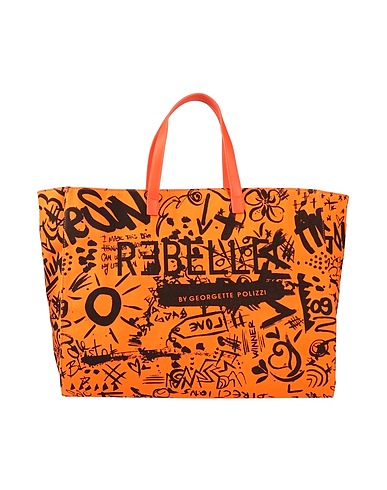 RƎBELLE Handbag Orange 100% Cotton
