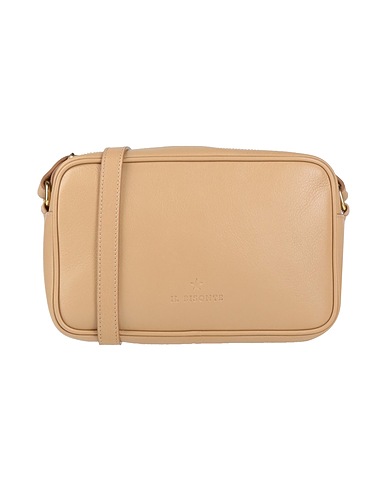 IL BISONTE Across-body bag Sand Leather