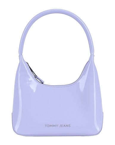 TOMMY JEANS Handtasche Lila 100% Polyurethan