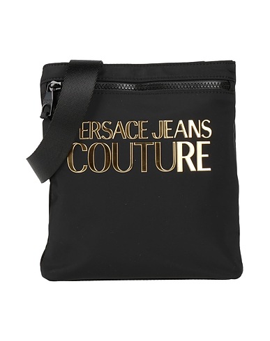 VERSACE JEANS COUTURE Umhängetasche Schwarz 100% Polyester