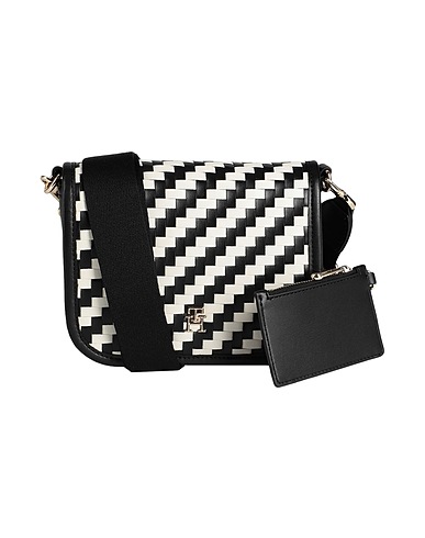 TOMMY HILFIGER Across-body bag White 90% Polyurethane, 10% Polyester
