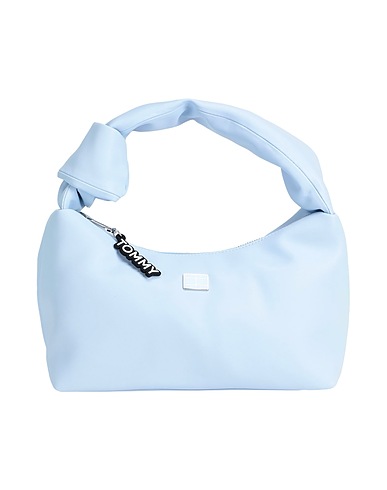 TOMMY JEANS Handtasche Hellblau 100% Polyurethan