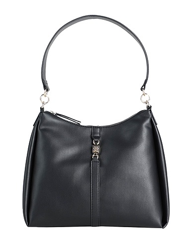 TOMMY HILFIGER Handtasche Schwarz 51% Recyceltes Polyester, 49% Polyurethan