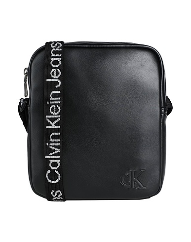 CALVIN KLEIN JEANS Across-body bag Black 100% Polyurethane