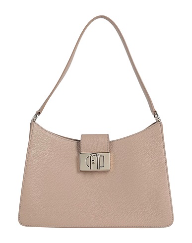 FURLA Handbag FURLA 1927 M SHOULDER BAG SOFT
 Light brown 100% Leather