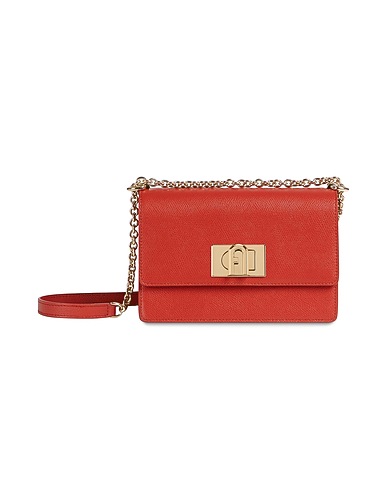 FURLA Across-body bag FURLA 1927 MINI CROSSBODY 20
 Brick red 100% Leather
