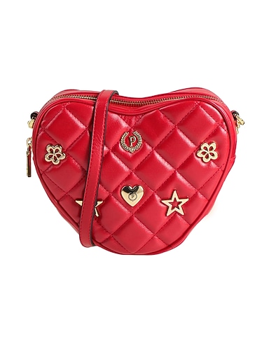 POLLINI Across-body bag Red 100% Polyurethane