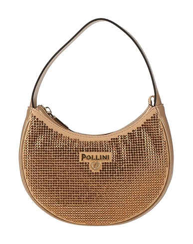 POLLINI Borsa a mano Sabbia 100% Poliestere