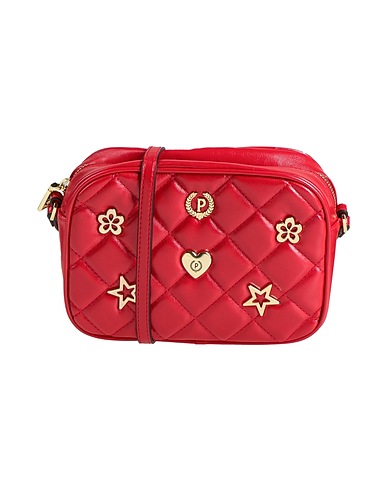 POLLINI Borsa a tracolla Rosso 100% Poliuretano