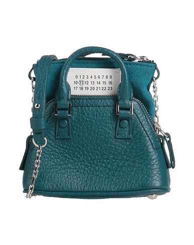 MAISON MARGIELA Across-body bag Deep teal Leather