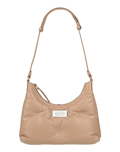 MAISON MARGIELA Shoulder bag Light brown 100% Ovine leather, Cow leather, Brass, Zinc