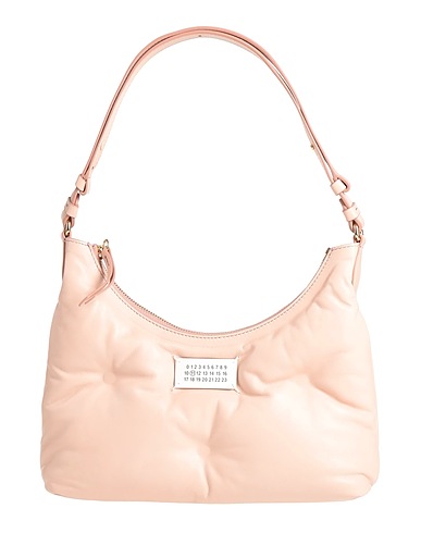 MAISON MARGIELA Shoulder bag Blush 100% Ovine leather, Cow leather, Brass, Zinc