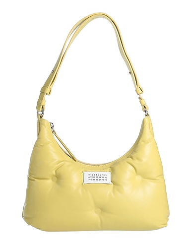 MAISON MARGIELA ショルダーバッグ ライムグリーン 羊類革 100% / 牛革 / 真鍮/ブラス / 亜鉛