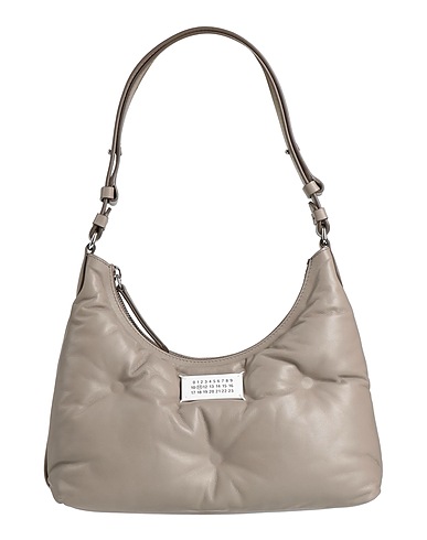 MAISON MARGIELA Shoulder bag Khaki 100% Ovine leather, Cow leather, Brass, Zinc