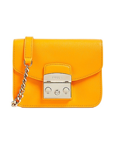 FURLA Across-body bag Mandarin 100% Leather