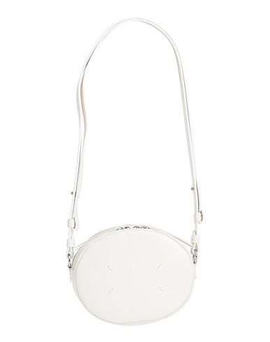 MAISON MARGIELA Cross-body bags White 100% Cow leather, Brass, Zinc, Aluminum, Copper