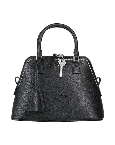 MAISON MARGIELA Handbag NERO Leather, Textile fibers