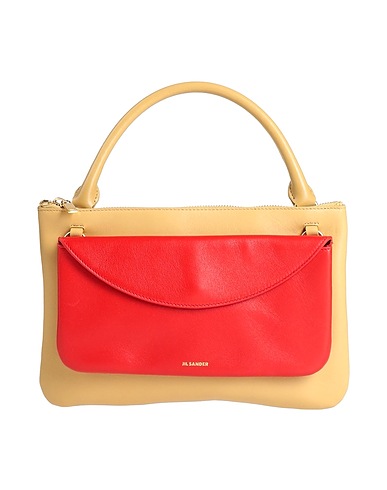 JIL SANDER ハンドバッグ サンド 革（なめし加工）